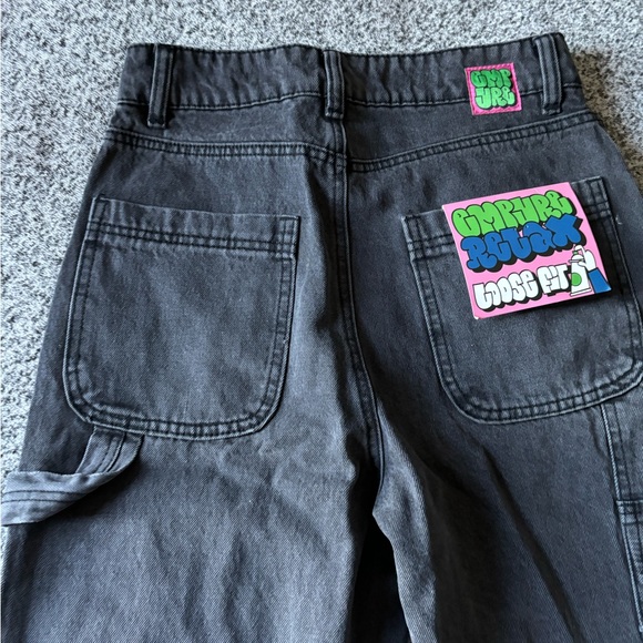 Empyre Loose Fit Jeans Charcoal Black NWT Size 4 - Picture 2 of 7